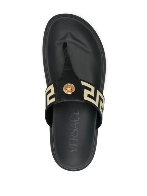 replica versace flip flops